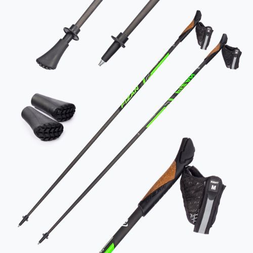 Hole na nordic walking FIZAN Runner zelené S21CA05