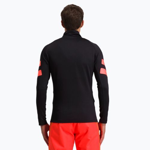Pánská lyžařská mikina Rossignol Classique Hero 1/2 Zip black/red