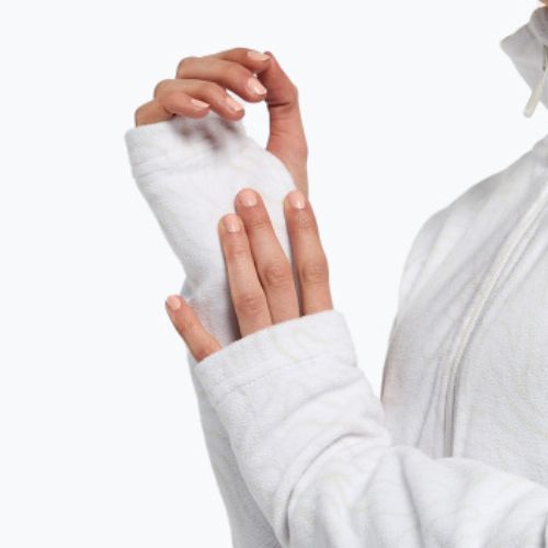 Dámská snowboardová mikina ROXY Cascade 2021 bright white zebra print