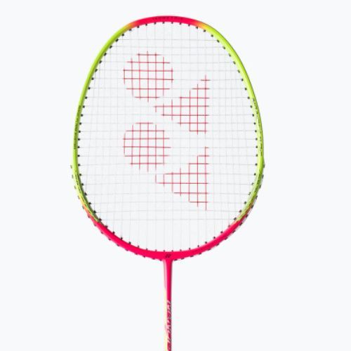 Badmintonová raketa YONEX Nanoflare žlutá 100