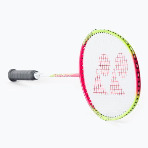 Badmintonová raketa YONEX Nanoflare žlutá 100