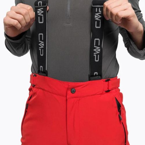 Pánské lyžařské kalhoty CMP červené 3W17397N/C580