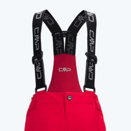 Dětské lyžařské kalhoty CMP červené 3W15994/C580