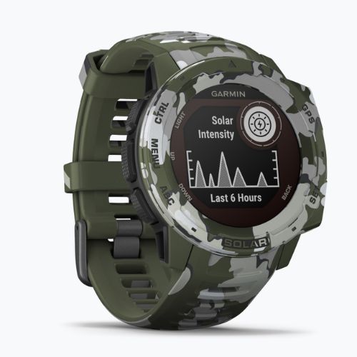 Sportovní hodinky Garmin Instinct Solar Camo Edition zelené 010-02293-06