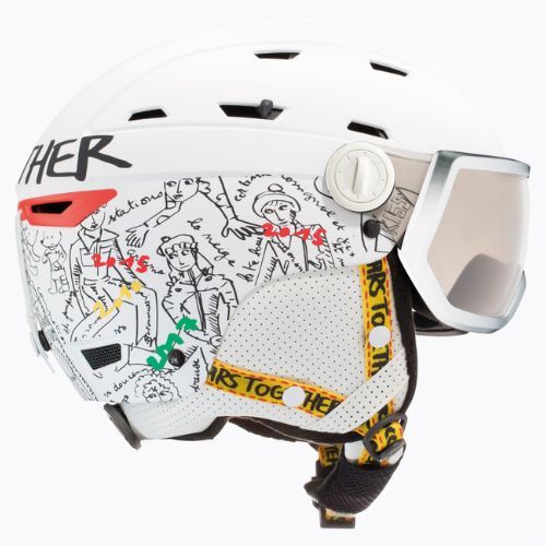 Dámská lyžařská helma Rossignol Allspeed Visor Imp Photo grey