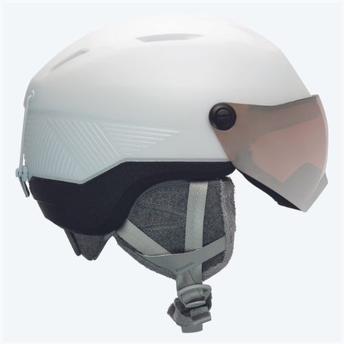 Dámská lyžařská helma Rossignol Fit Visor Impacts white/orange/silver