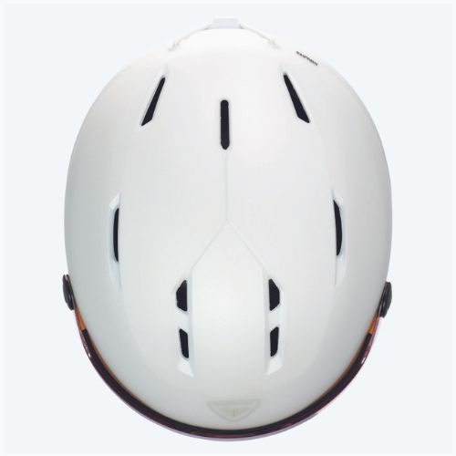 Dámská lyžařská helma Rossignol Fit Visor Impacts white/orange/silver
