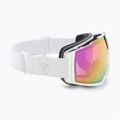 Lyžařské brýle Rossignol Magne'lens white/pink miror/silver miror