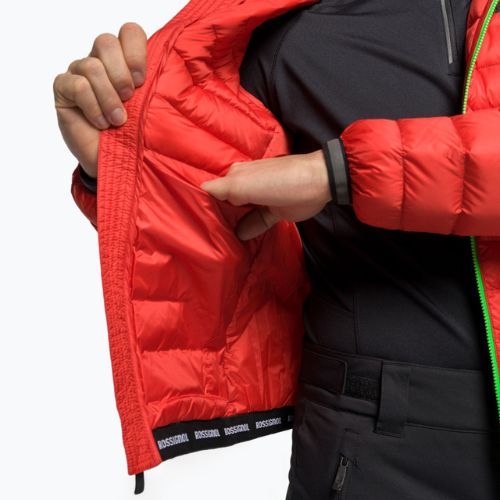 Pánská lyžařská bunda Rossignol Verglas Hero Hood neon red