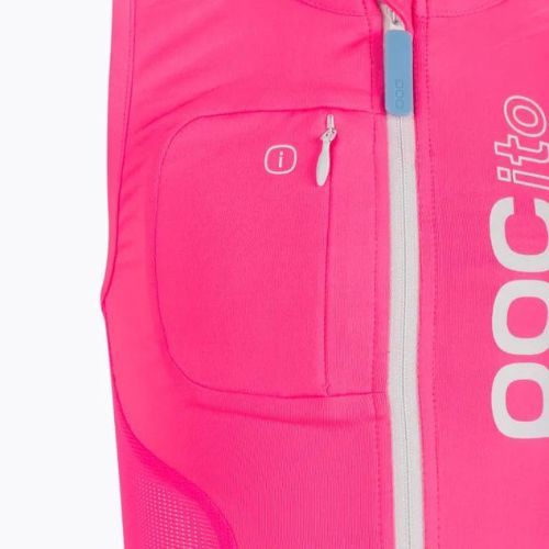 Dětská bezpečnostní vesta POC POCito VPD Air Vest fluorescent pink