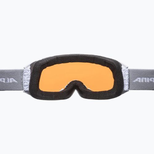 Lyžařské brýle Alpina Nakiska white matt/orange
