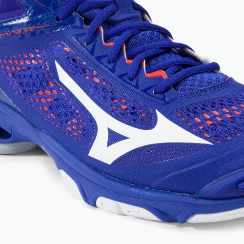 Pánské volejbalové boty Mizuno Wave Lightning Z5 Mid modré V1GA190500