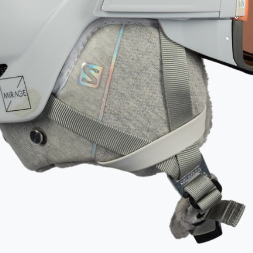 Dámská lyžařská helma Salomon Mirage Ca Photo Sigma bílá L41525700