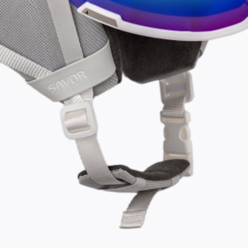 Dámská lyžařská helma ATOMIC Savor Visor Stereo bílá AN500571