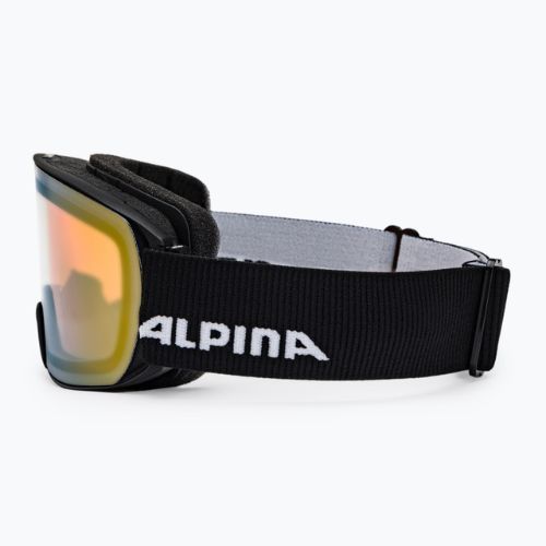 Lyžařské brýle Alpina Nakiska Q-Lite black matt/gold