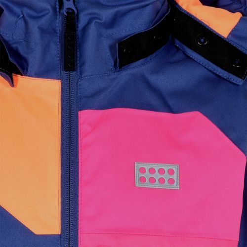 Dětská lyžařská bunda LEGO Lwjazmine 702 tmavě modrá 11010259