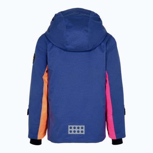 Dětská lyžařská bunda LEGO Lwjazmine 702 tmavě modrá 11010259