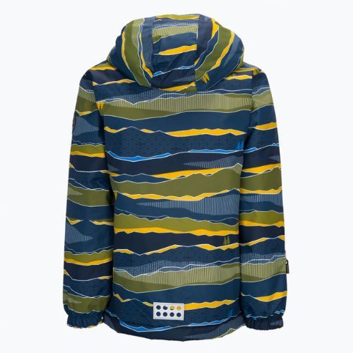 Dětská lyžařská bunda LEGO Lwjebel 727 zelená 11010206