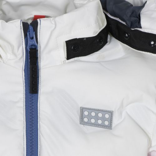 Dětská lyžařská bunda LEGO Lwjori 735 bílá  11010197