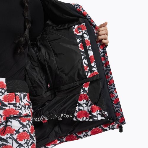 Dámská snowboardová bunda ROXY Rowley X Ski Parka 2021 bright white/white red