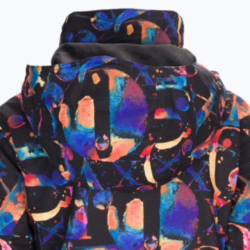 Dětská snowboardová bunda ROXY Jetty Girl 2021 true black magic carpet