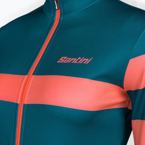 Dámská cyklistická bunda Santini Coral Bengal zelená 2W216175CORALBENGTE