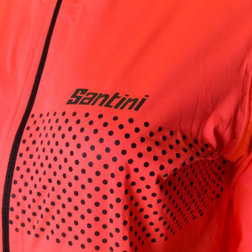 Dámská cyklistická bunda Santini Guard Nimbus oranžová 2W52375GUARDNIMBGN