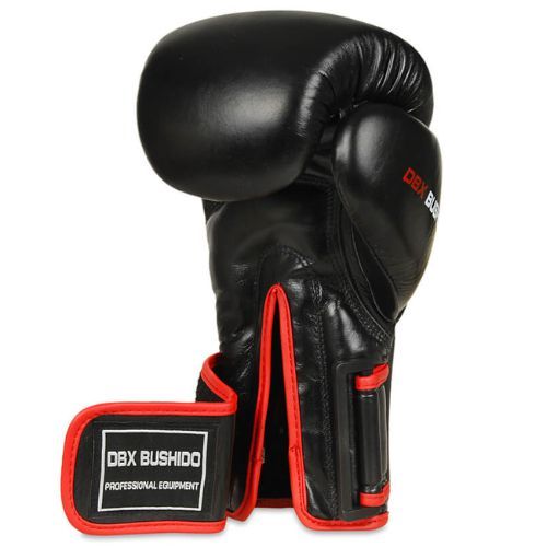 Boxerské rukavice Bushido se systémem ochrany zápěstí černé Bb2-12 oz