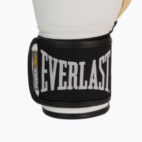 Boxerské rukavice EVERLAST Powerlock Pu černé 2200 WHT/GOLD-10 oz