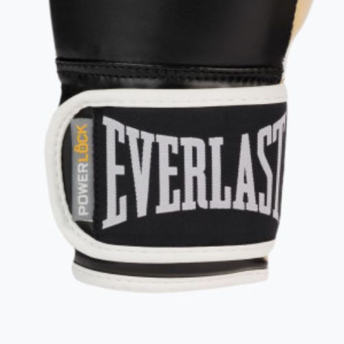 Boxerské rukavice EVERLAST Powerlock Pu černé 2200 BLK/GOLD-10 oz