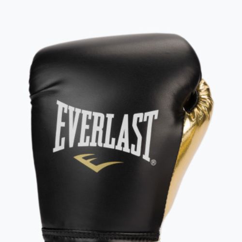 Boxerské rukavice EVERLAST Powerlock Pu černé 2200 BLK/GOLD-10 oz