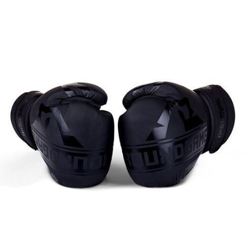 Pánské boxerské rukavice GroundGame Stripe černé 21BOXGLOSTRBL10