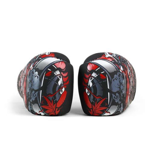 Pánské boxerské rukavice GroundGame "Samurai" černé 21BOXGLOSAM10