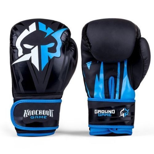 Pánské boxerské rukavice GroundGame Logo 2.0 černé 21BOXGLOLOG210