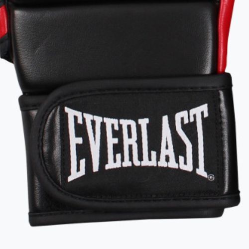 Pánské Grapplingové rukavice EVERLAST MMA Rukavice s palcem Maya černé 7565 BLK-S/M