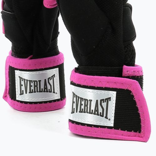Dámské vnitřní rukavice EVERLAST gelové černé EV4355 BLK/PINK-S/M
