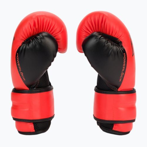 Pánské boxerské rukavice EVERLAST Powerlock Pu červené EV2200 RED-10 oz.