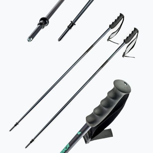 Dámské lyžařské hole Nordica ALPINE TI WOMAN 16 MM modré 0B081000 002