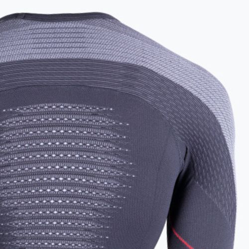 Pánská termoakční mikina UYN Evolutyon UW Shirt charcoal/white/red