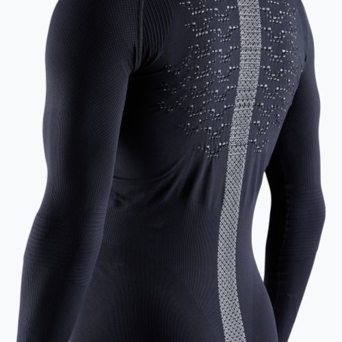 Pánská termoakční mikina X-Bionic The Trick 4.0 Run opal black/arctic white