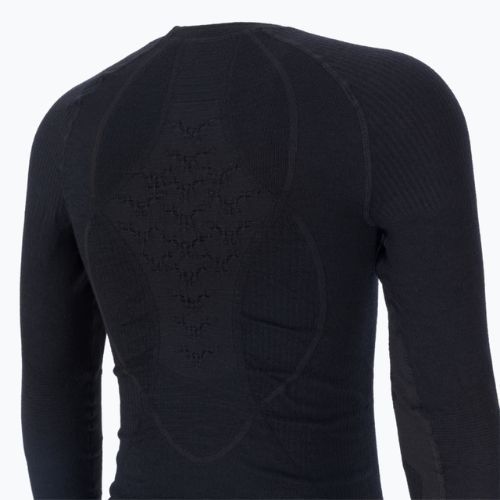 Pánská termoakční mikina X-Bionic Apani 4.0 Merino black/black