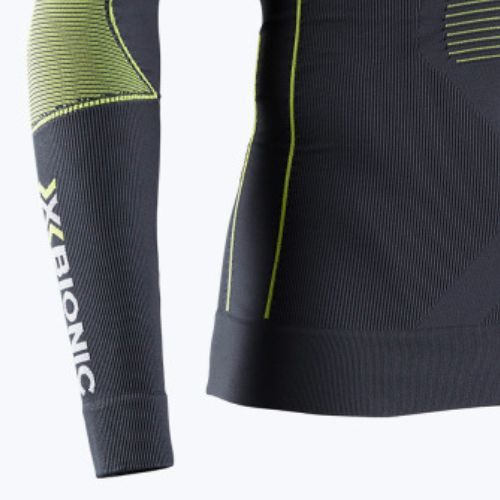 Pánská termoakční mikina X-Bionic Energy Accumulator 4.0 charcoal/yellow