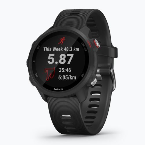 Sportovní hodinky Garmin Forerunner 245 Music se snímačem srdečního tepu HRM Elevate Ox černé 010-02120-30