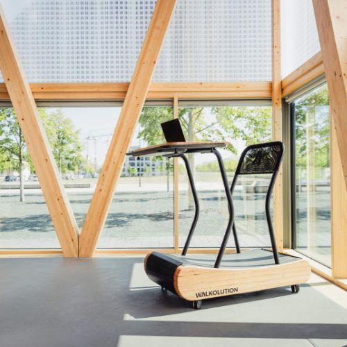 Stolní běžecký pás Walkolution Wanderlust hnědý MTD700R77M