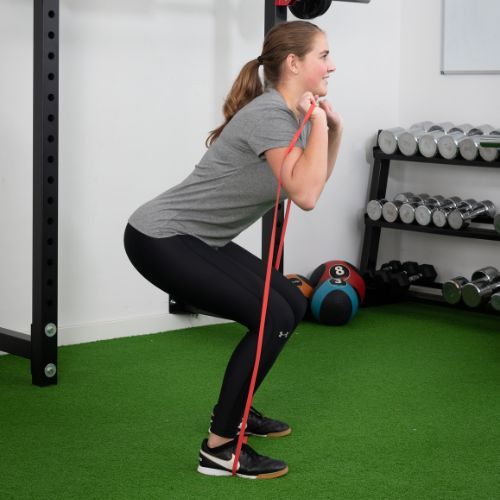 Posilovací guma Pure2Improve Pro Medium červená 2152