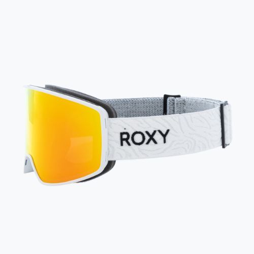 Dámské snowboardové brýle ROXY Storm Women 2021 bright white/amber rose ml red