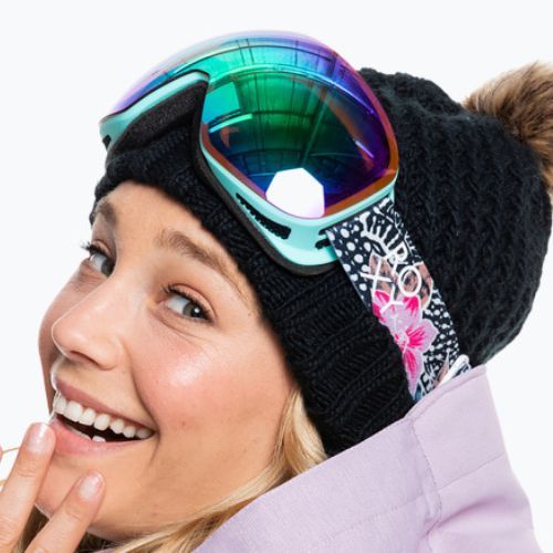 Dámské snowboardové brýle ROXY Popscreen NXT J 2021 true black ubuda/nxt varia ml green