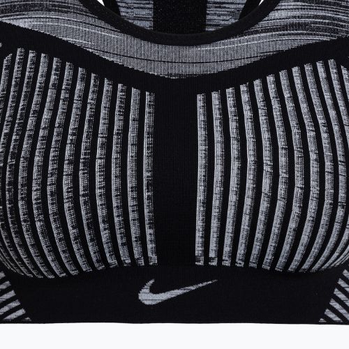 Fitness podprsenka Nike FE/NOM Flyknit šedá AJ4047-014