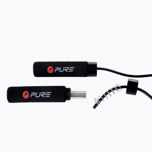 Švihadlo se zátěží Pure2Improve Weighted Jumprope černé 2168