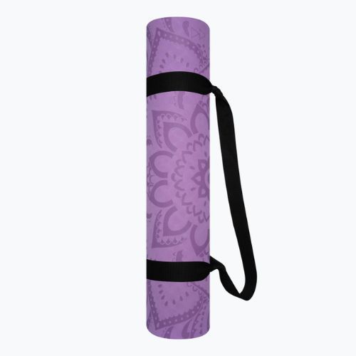 Podložka na jógu Yoga Design Lab Flow Pure 6 mm fialová Mandala Lavender
